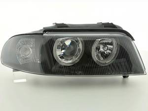 Hovedbilde Audi A4 B5 Forlygter Angeleyes DEPO Sort 99-01