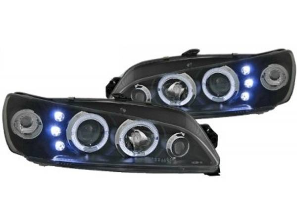 Peugeot 306 Forlygter Angeleyes Sort JunYan 97-00