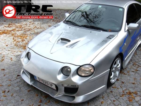 TRC GT Sports FRP Engine Hood Bonnet with integrated Hood Scoop 