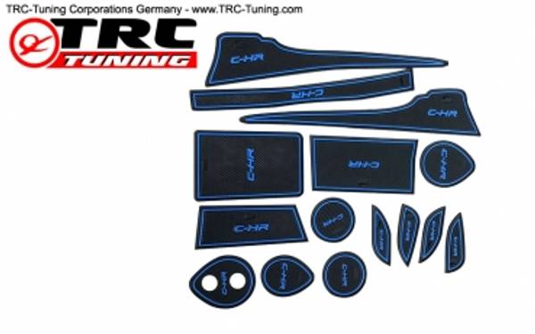 Anti Rutsch Matten Interior Set (15-teilig) BLAU Toyota C-HR