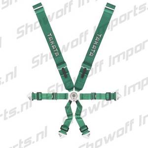 Hovedbilde Takata Racing Harness RACE 2x2 6-Point Green ...