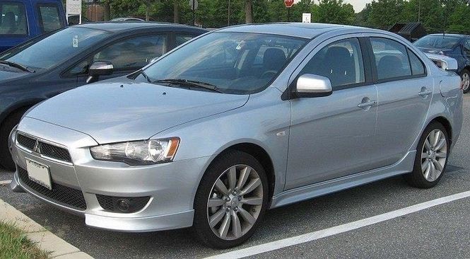 Hovedbilde FRONT BUMPER SPOILER MITSUBISHI LANCER X 2007-UP, ...
