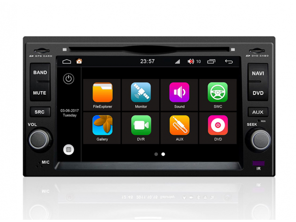 Kia Autoradio med Navi, DVD, USB 6,2