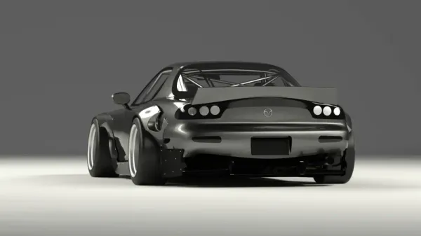 Mazda FD3S med vinge