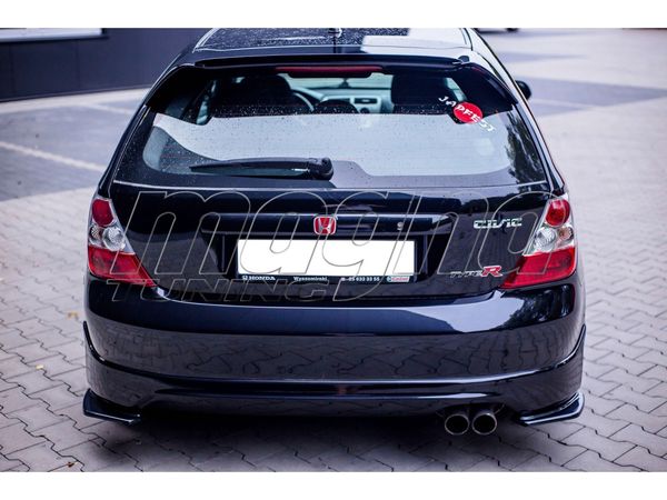 Honda Civic MK7 Type R MX Rear Bumper Extensions