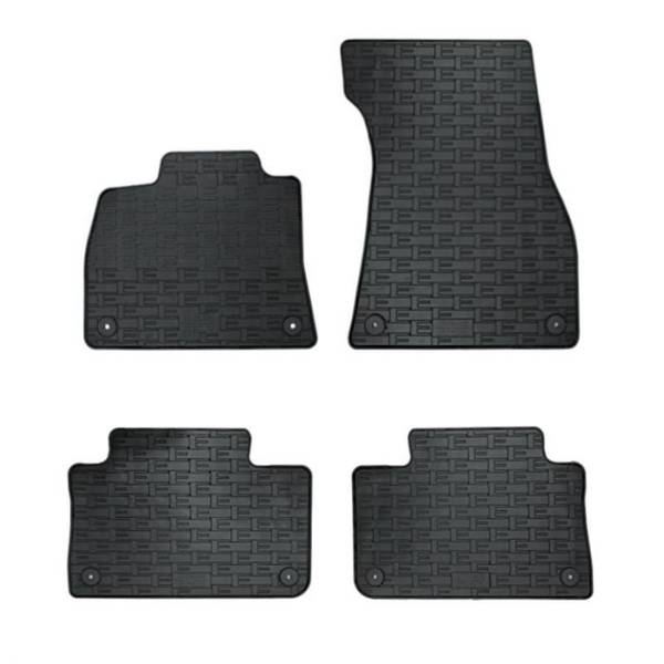 Rubber car mats set suitable for Audi E-Tron 2018- (4-pieces + f