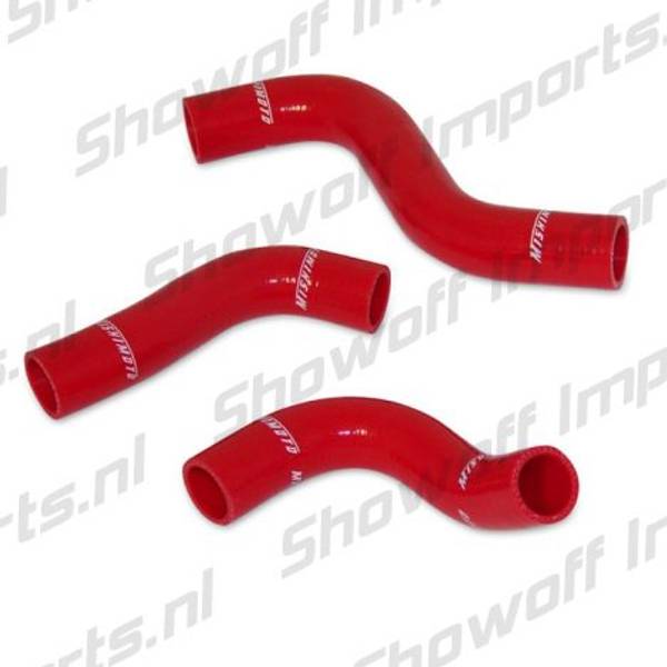  Mazda MX5 89-93 Silicone Radiator Hose Kit Red Mishimoto